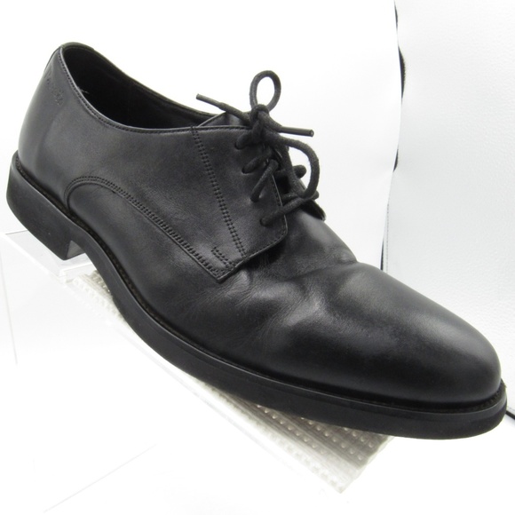 Pronto Size 10 M Black Leather Oxford Mens C3A A16 main image 5